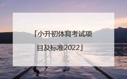「小升初体育考试项目及标准2022」小升初体育考试项目及标准郑州