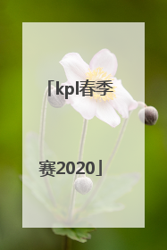 「kpl春季赛2020」kpl春季赛2022冠军